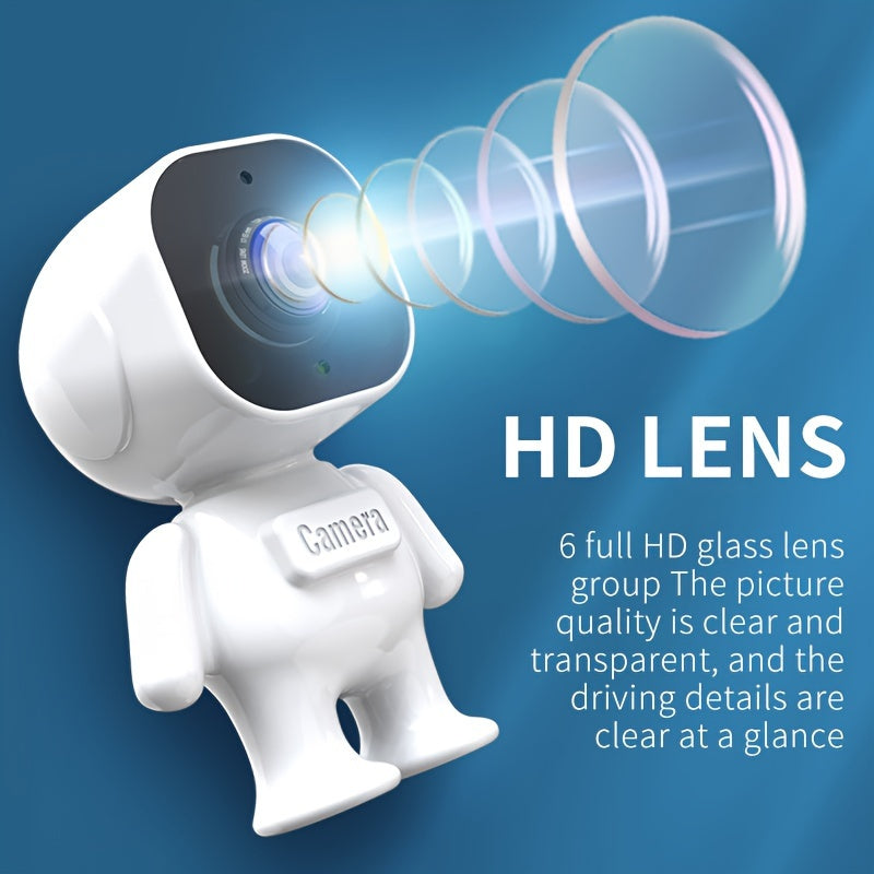 Car Rearview Monitor with Safety Camera and Powered by Car Plug, No Battery Needed