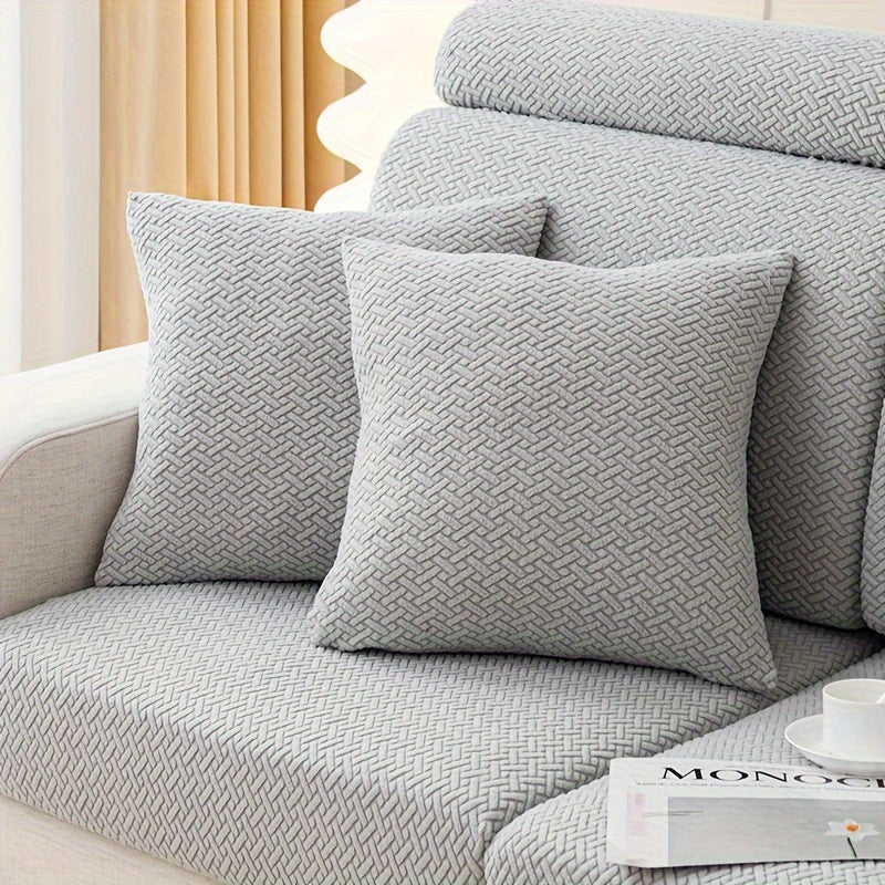 Чехол для дивана, безопасный для домашних животных, нескользящий, устойчивый к пятнам, из полярного флиса, моющийся в машине, для всех сезонов