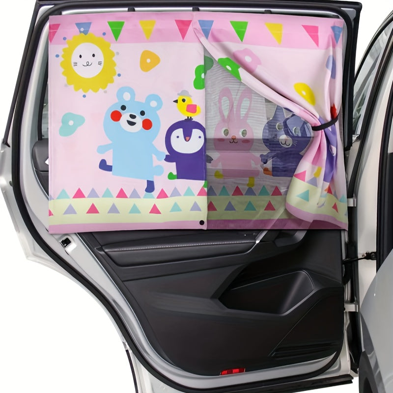 Автомобильный солнцезащитный магнитный двойной слой UV-защиты для боковых окон