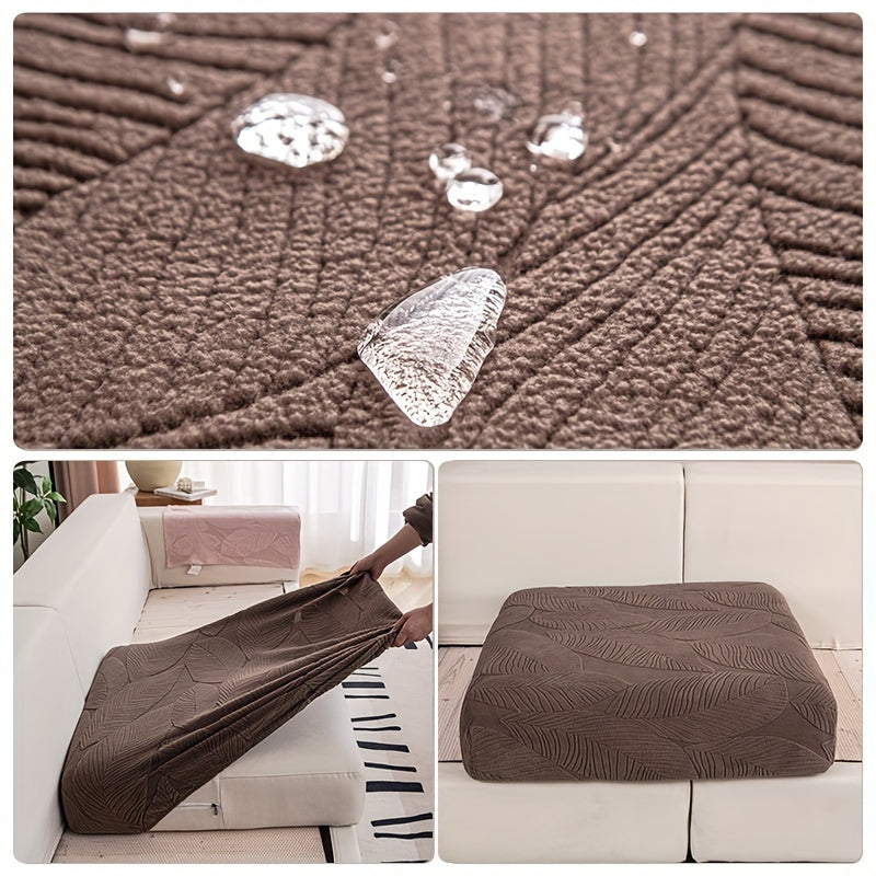 Растяжимый жаккардовый чехол для дивана на все сезоны, моющийся, противоскользящий, подходит для гостиной и офиса