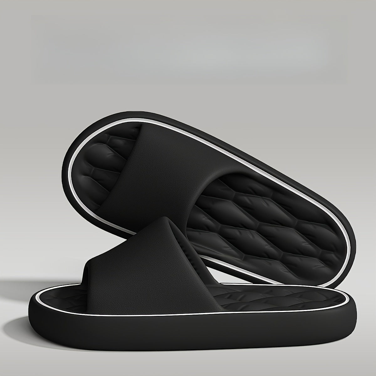 Men Women Soft Bottom Slippers Lightweight EVA Indoor Bathroom Shoes