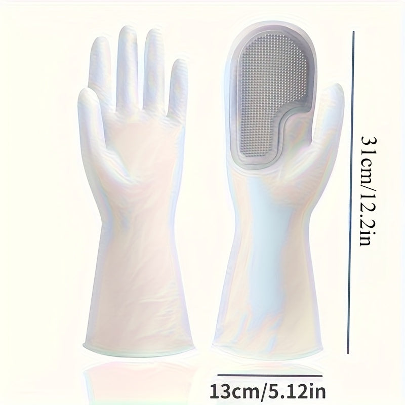 Guantes a prueba de agua para lavar platos para limpieza en cocina, baño y exteriores