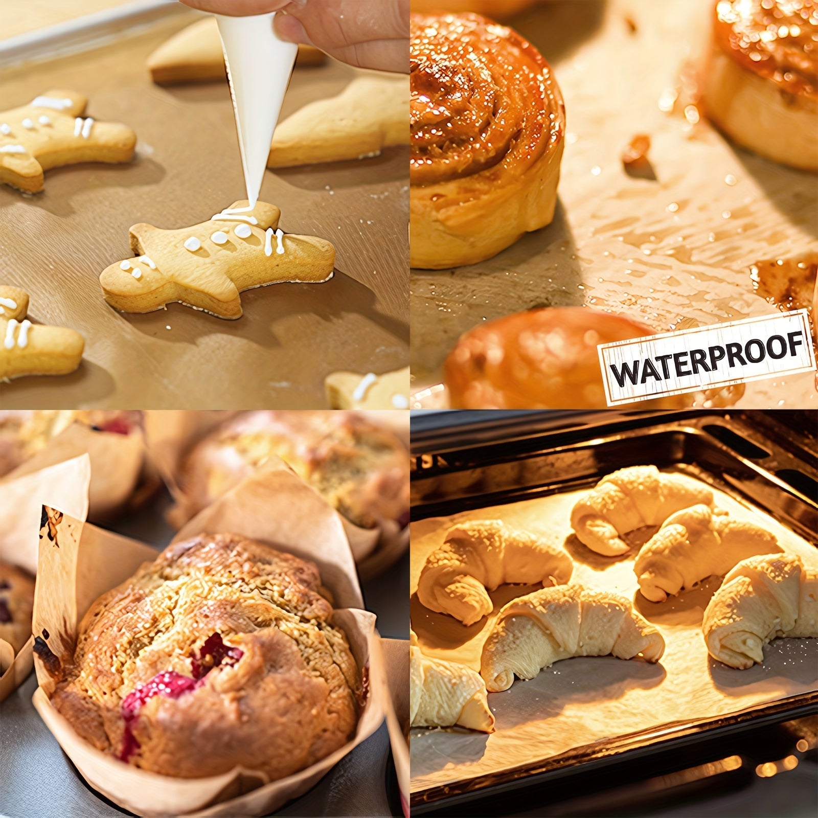 Unbleached Parchment Paper Roll 30.48cm Heavy Duty Non-Stick Baking Cooking