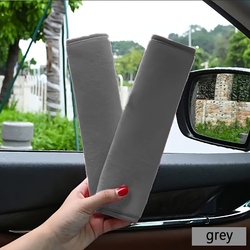 2PCS Soft Car Seat Belt Covers Shoulder Pads for Adults Teens Comfort