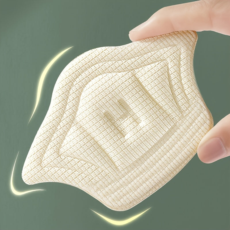 Unisex Sponge Heel Pads 10-Pack Self-Adhesive Non-Slip Cushion Shock Absorbers