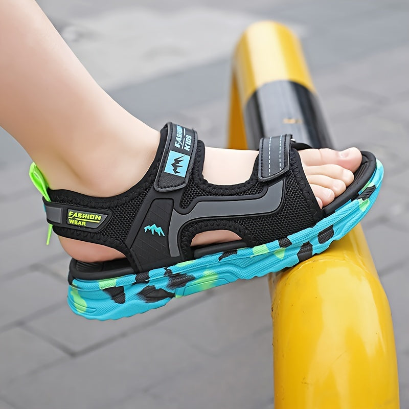 Kids Boys Sport Sandals Lightweight Breathable Open-Toe Casual Summer Shoes