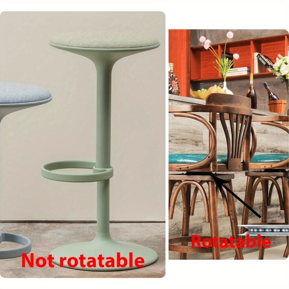 4 dyuym diametrli va 0.8 mm galvanizli qoplama bilan kvadrat aylanuvchi stend. Besh oltin aylanuvchi asos va 8 ta vint bilan birga keladi.