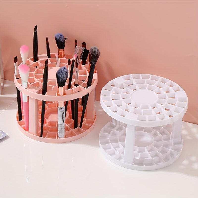 Circular Brush Storage Rack for Pencils Pens Makeup Brushes Countertop Organizer