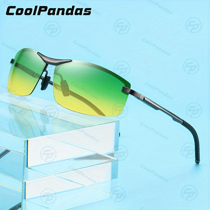 Unisex Polarized Photochromic Glasses UV400 Protection for Day and Night Use
