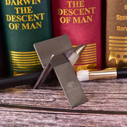 Unisex zanglamaydigan po'latdan yasalgan portativ buklamali sigar tutgichi 1ta