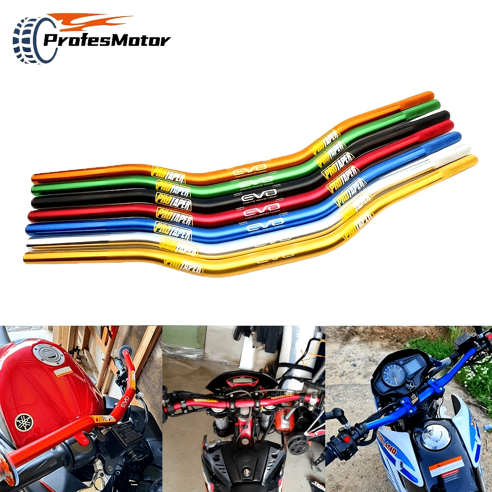 Manillares de aleación de aluminio de 28.5mm de ancho y 800mm de longitud para motocicleta de campo