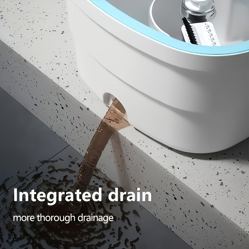 Microfiber Spin Mop Set with 360 Rotating Head for Wood and Laminate Floors