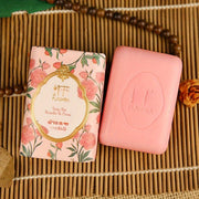 Essential Oil Infused Soap with Spring Tea Peony and Sandalwood for Face Bath and Hand Washing