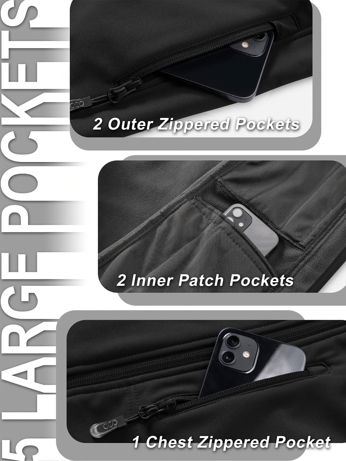 Women's Softshell Vest Hooded Lightweight Windproof Sleeveless Fleece Outdoor