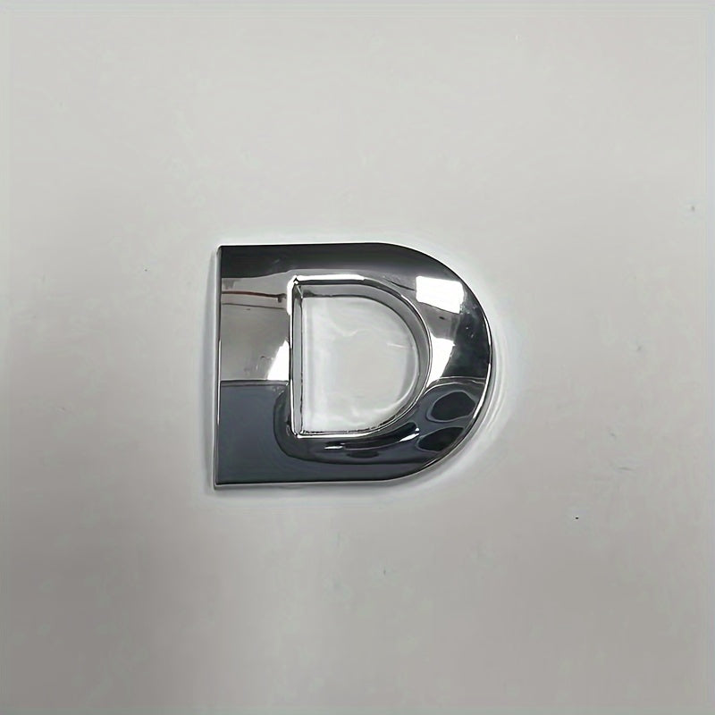 Metall avtomobil logotipi bagaj stikerlari uchun dvigatel quvvati raqami plitasi bezaklari