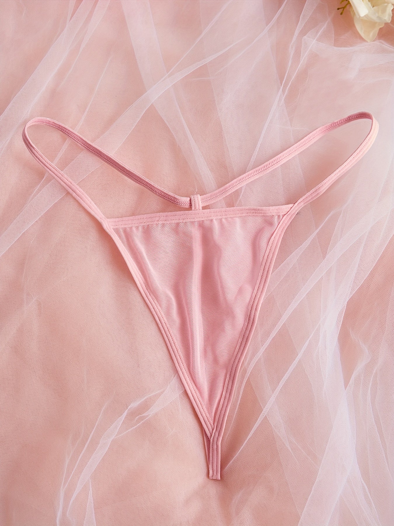 Women's Satin Pajama Set with V-Neck Lace Hem and Lace Strap Skirt