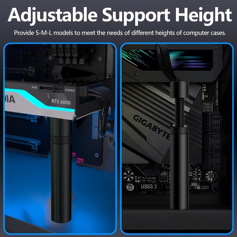 Adjustable Magnetic GPU Holder Bracket for PC Graphics Card Support