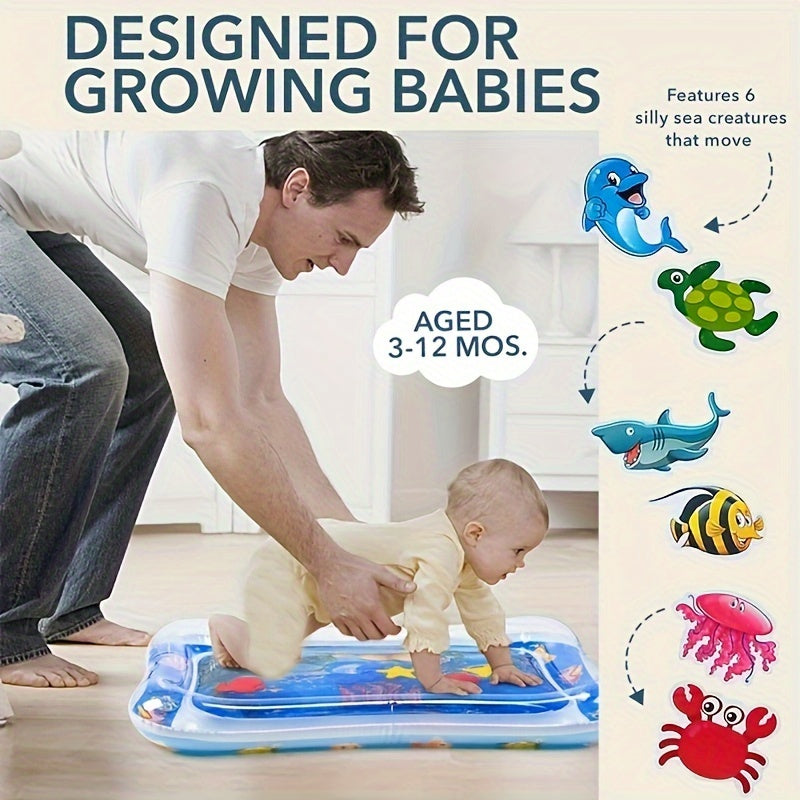 Inflatable Water Mat for Toddlers Kids Play Center Development and Entertainment