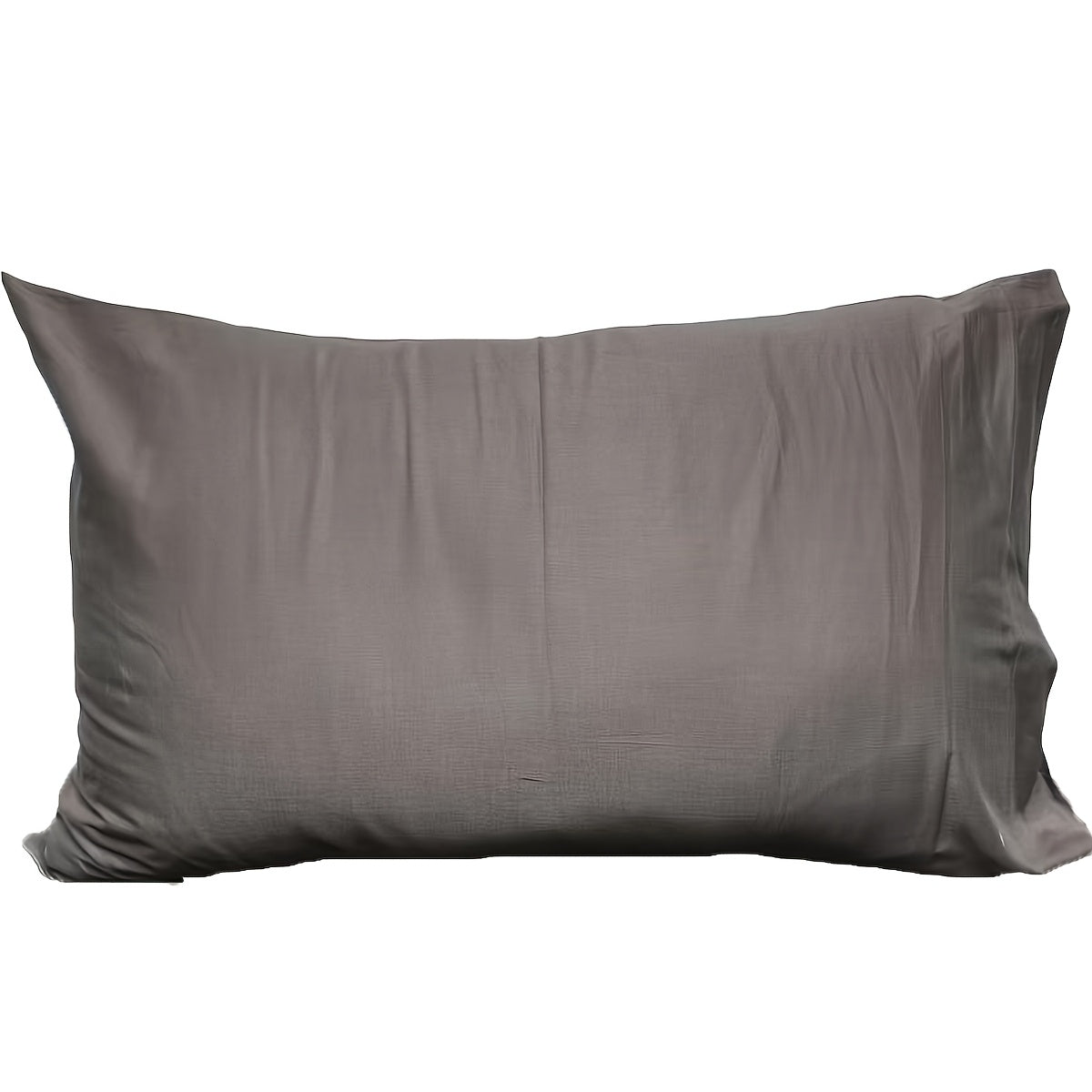 Standart o'lchamdagi organik yostiq qopqog'i, konvert yopilishi, 80-taqsimlangan to'qima - Yumshoq va nafas oladigan - Ranglar mavjud: Khaki, Bej, Burgundi, Dengiz ko'k.