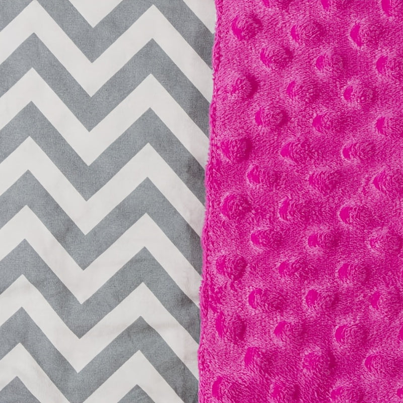 Baby Car Seat Cover for Boys and Girls Chevron Hot Pink Breathable Multiuse