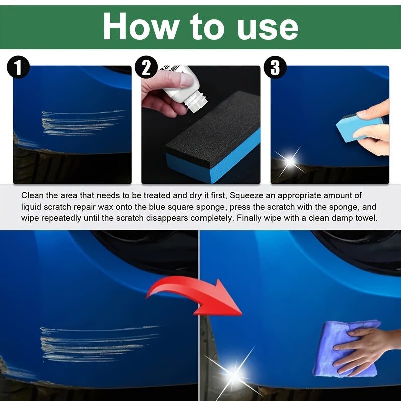 Universal Car Scratch Repair Wax Kit for All Vehicles Removes Scratches and Swirls