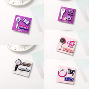 Kpop Fan Magnets and Lightstick Brooches for ATEEZ TWICE (G)I-DLE ASTRO and More Fan Accessories