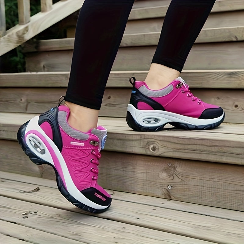 Women's Waterproof Low Top Hiking Sneakers Outdoor Trekking Trainers
