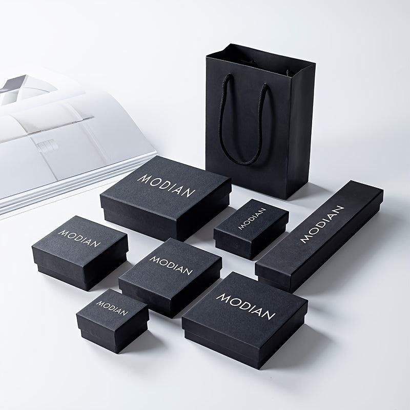 Потрясающее обручальное кольцо MODIAN из серебра 925 пробы с овальным синтетическим цирконием, с 4-лапковым креплением, вечная роскошная свадебная ювелирная изделие, идеальный подарок на день Марди Гра, универсальное украшение для любого сезона.