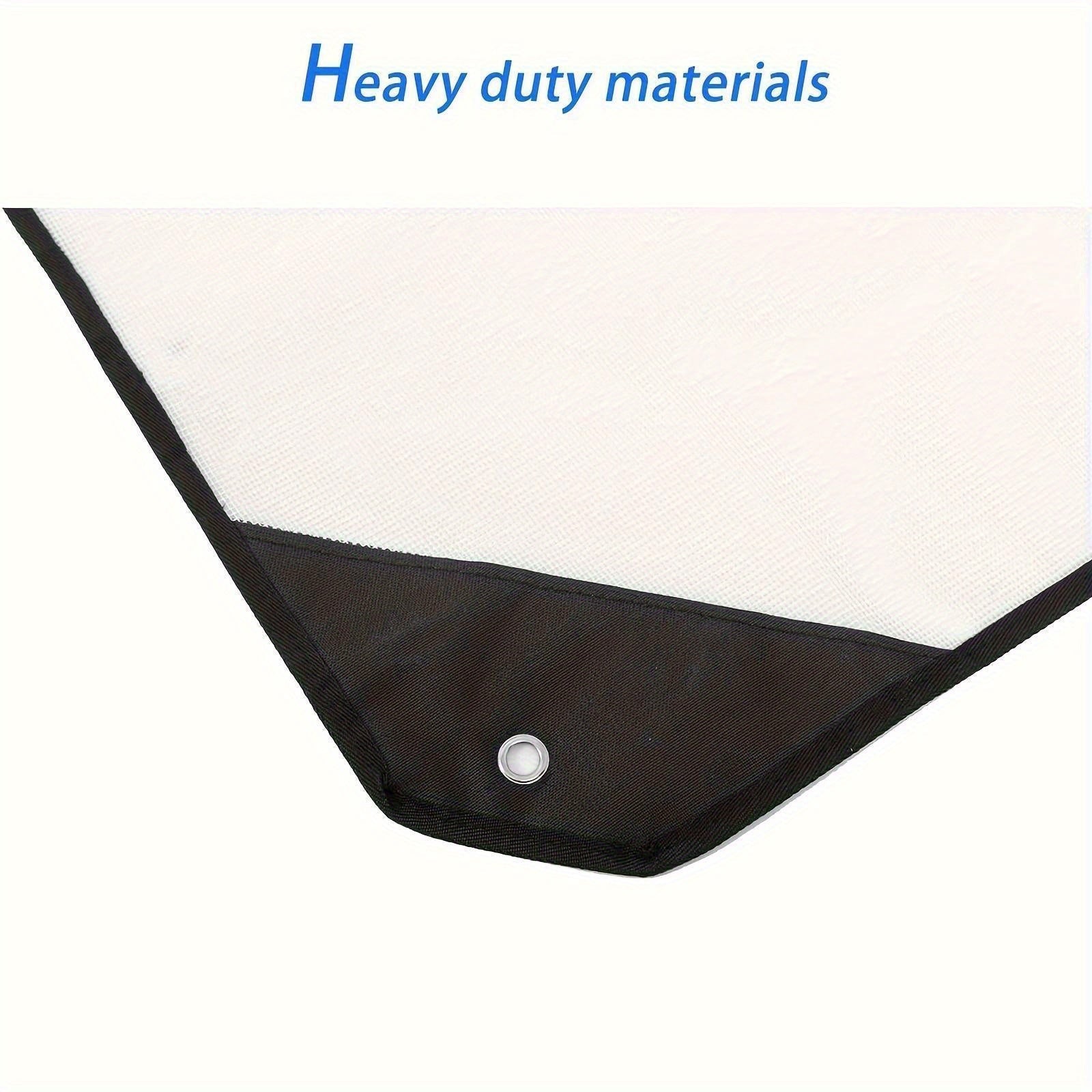 Heavy-Duty Grey Mesh Cover for Outdoor Square Air Conditioner Unit All-Season Durability