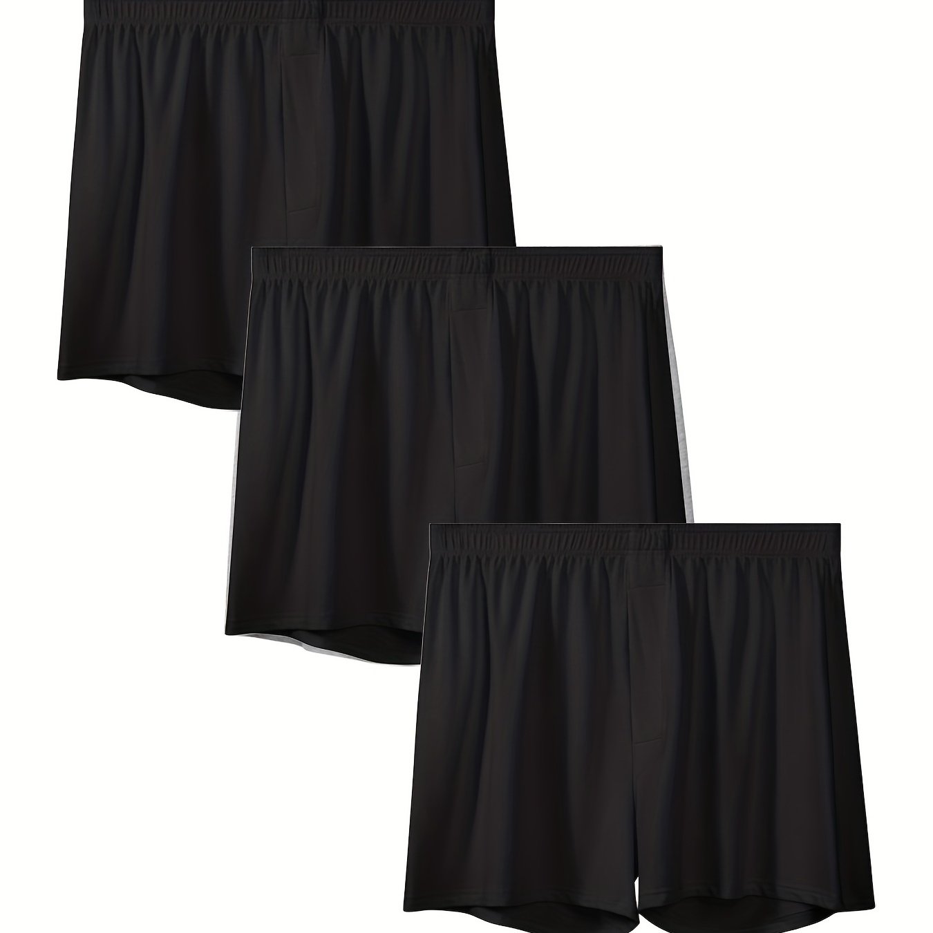 Men's Cotton Boxer Shorts Breathable Summer Lounge Swim Trunks Casual Fit