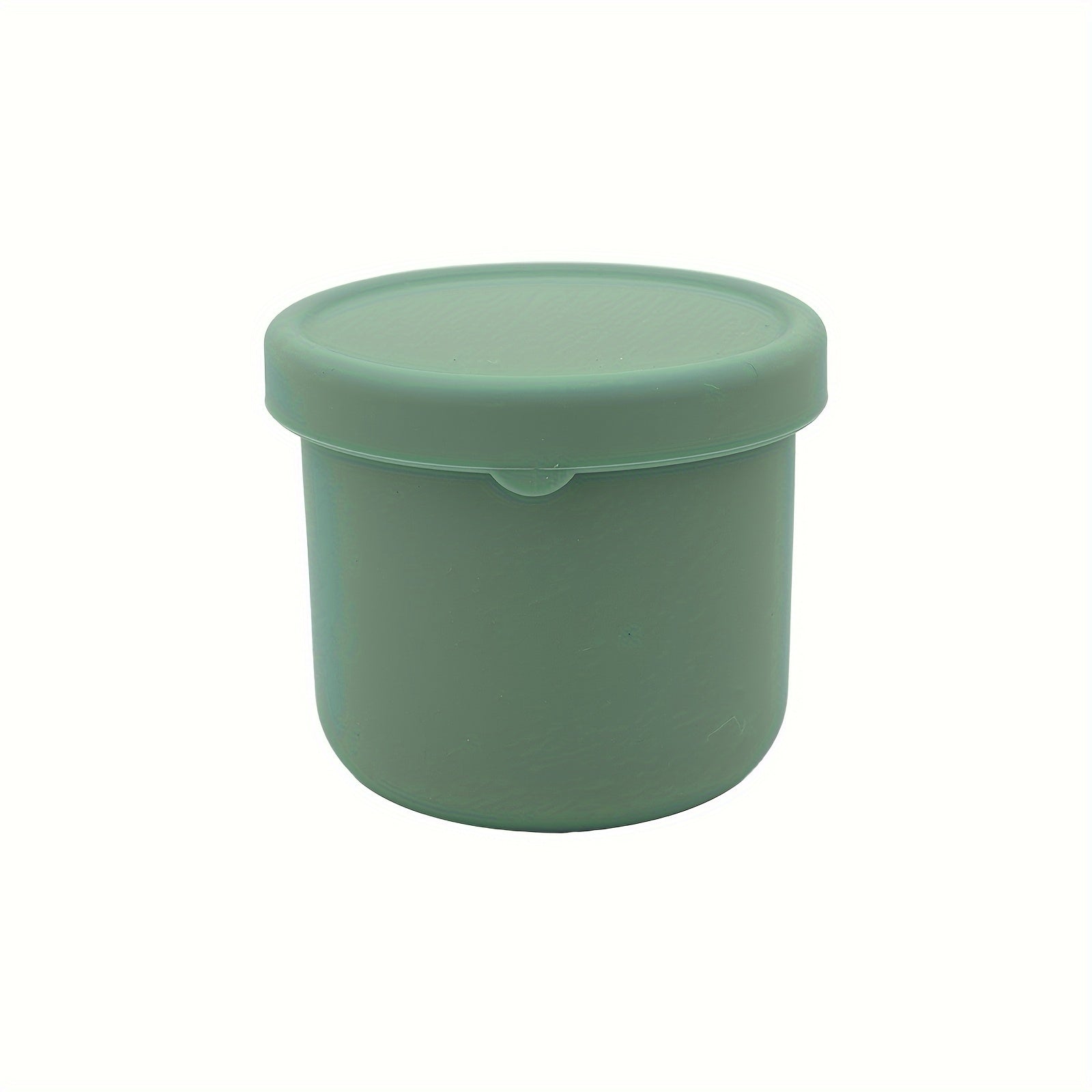 Multi-Functional Silicone Storage Container Microwave Freezer BPA-Free Circular Kitchen with Flip-Top