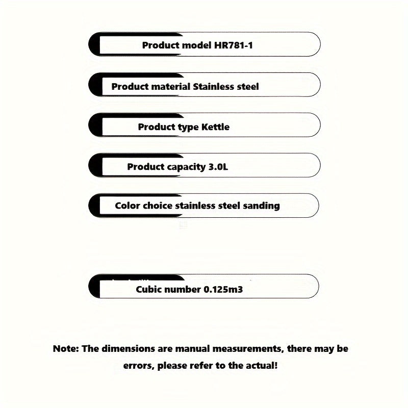 Stainless Steel Whistling Tea Kettle for Stovetop Gas and Induction