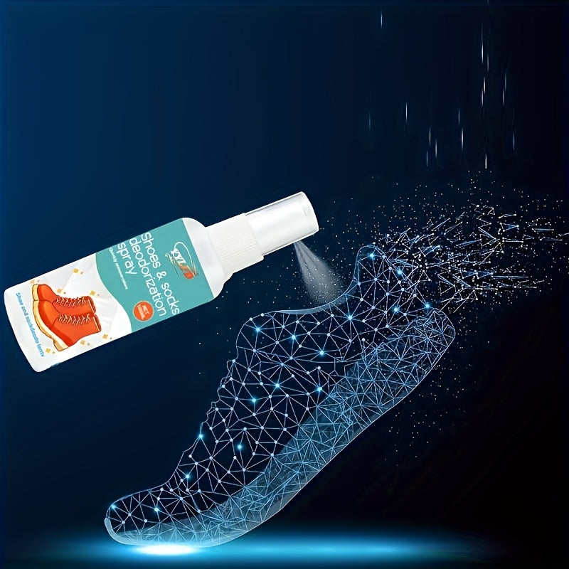 Barcha poyafzallar uchun uniseks poyafzal va paypoq deodorant spreyi yangilovchi