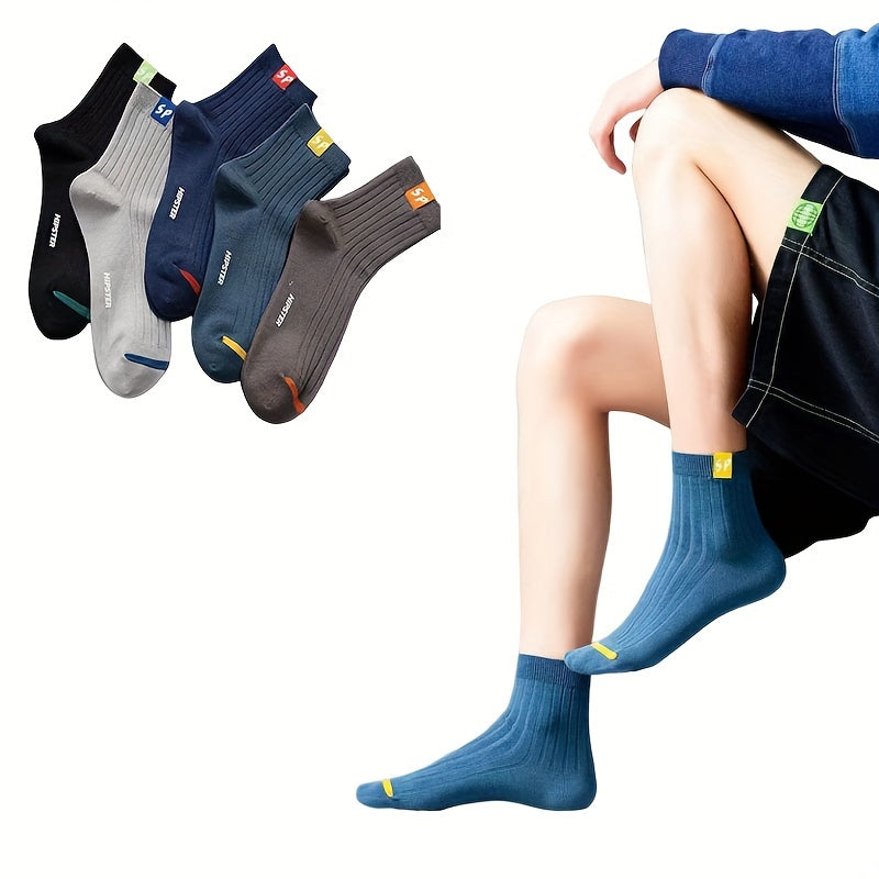 Мужские повседневные спортивные носки, упаковка из 5, 10, 15, 20 пар, дышащие, мягкие, прочные