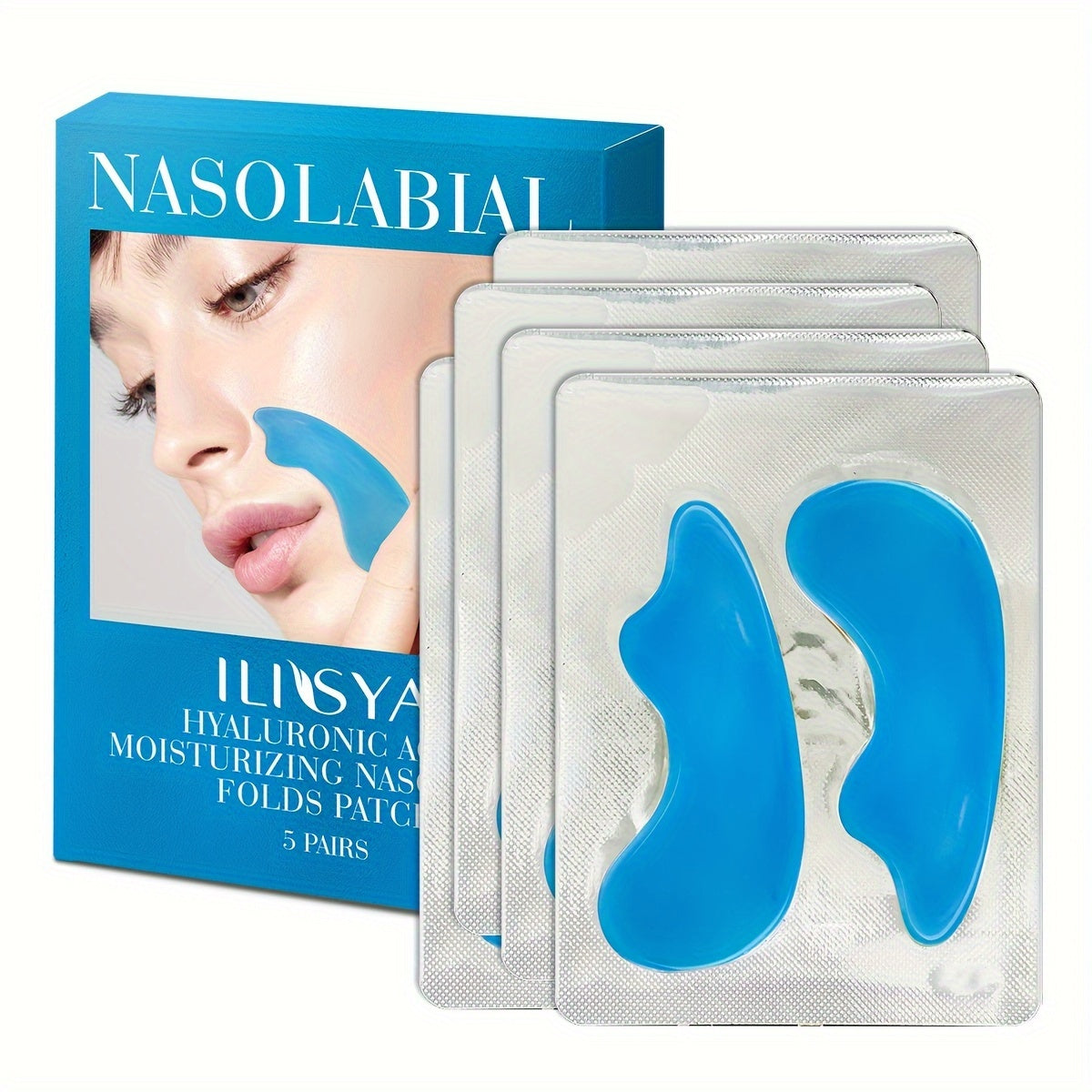 Women Hyaluronic Acid Wrinkle Patches Lifting Firming Mask Sheets