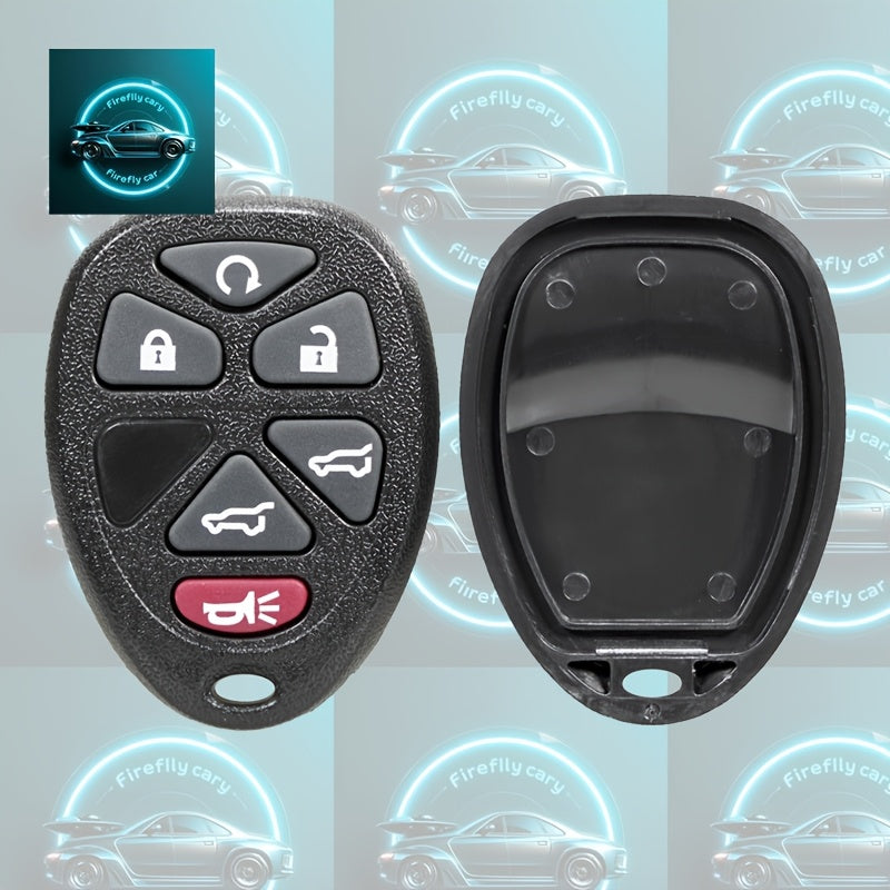 Durable ABS Car Key Fob Shell with Blue Lightning Bolt Design for Vehicle