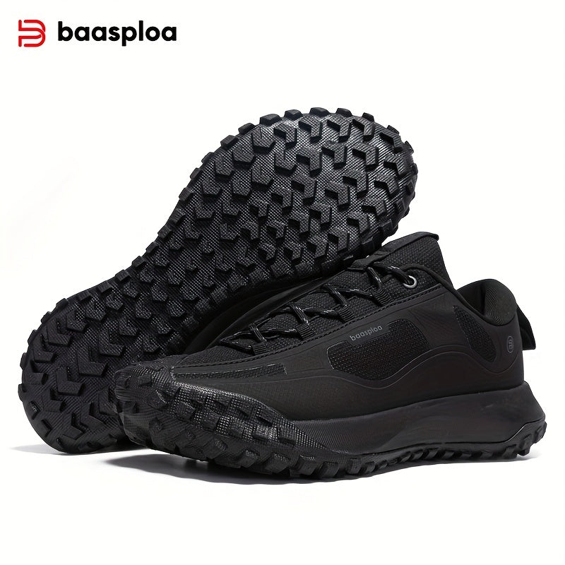 Men's Trail Running Shoes All-Season Breathable Mesh Non-Slip Tire Sole Outdoor Casual