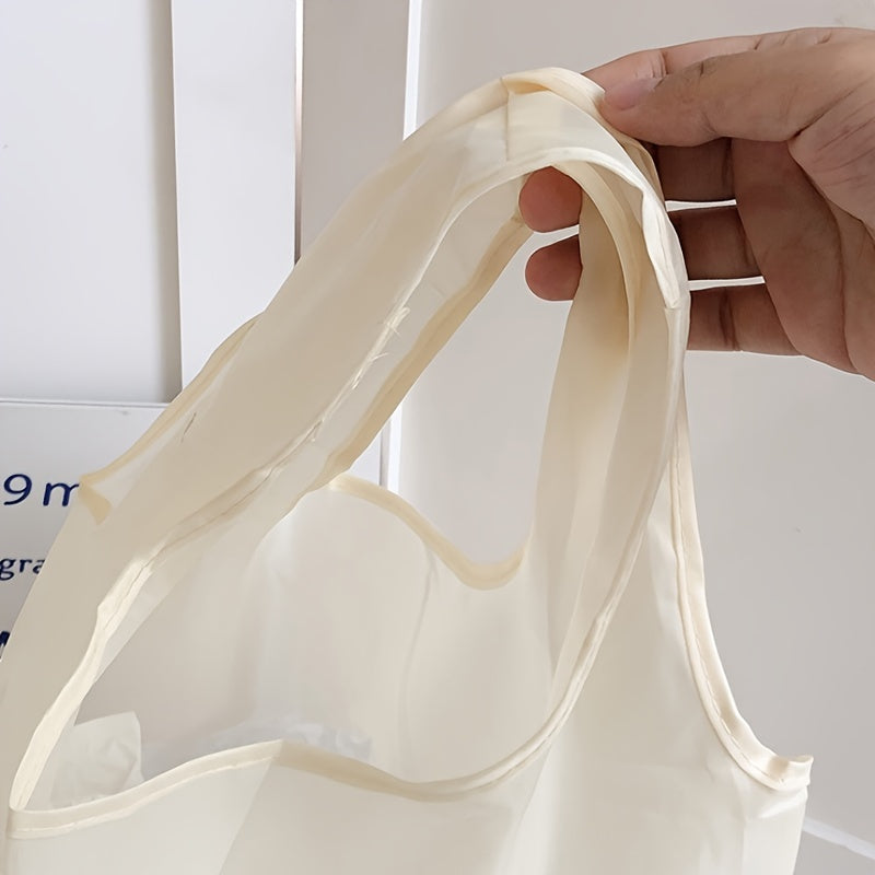 Qayta ishlatiladigan Polyester oziq-ovqat sumkasi, multfilm it tasviri bilan, keng, yig‘iladigan tote