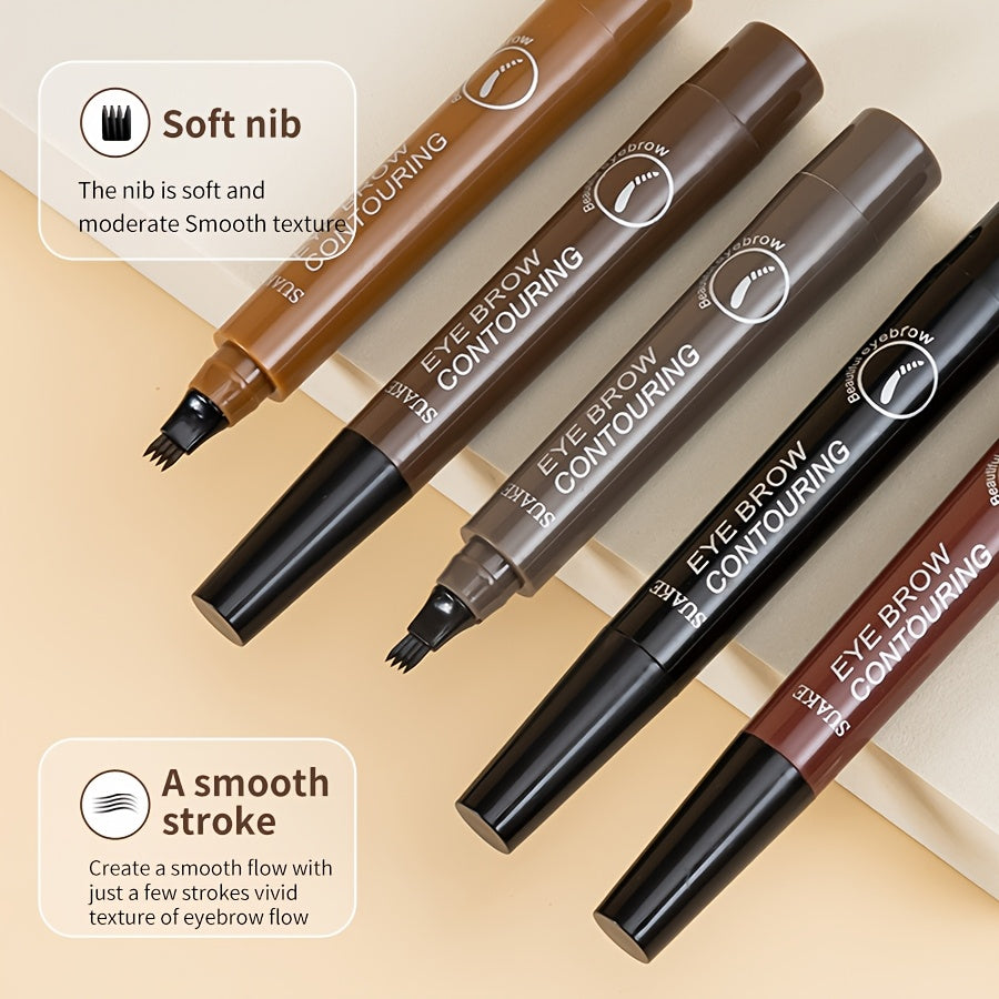 Women's Waterproof Eyebrow Pencil with 4 Micro-Sculpting Tips in 5 Colors