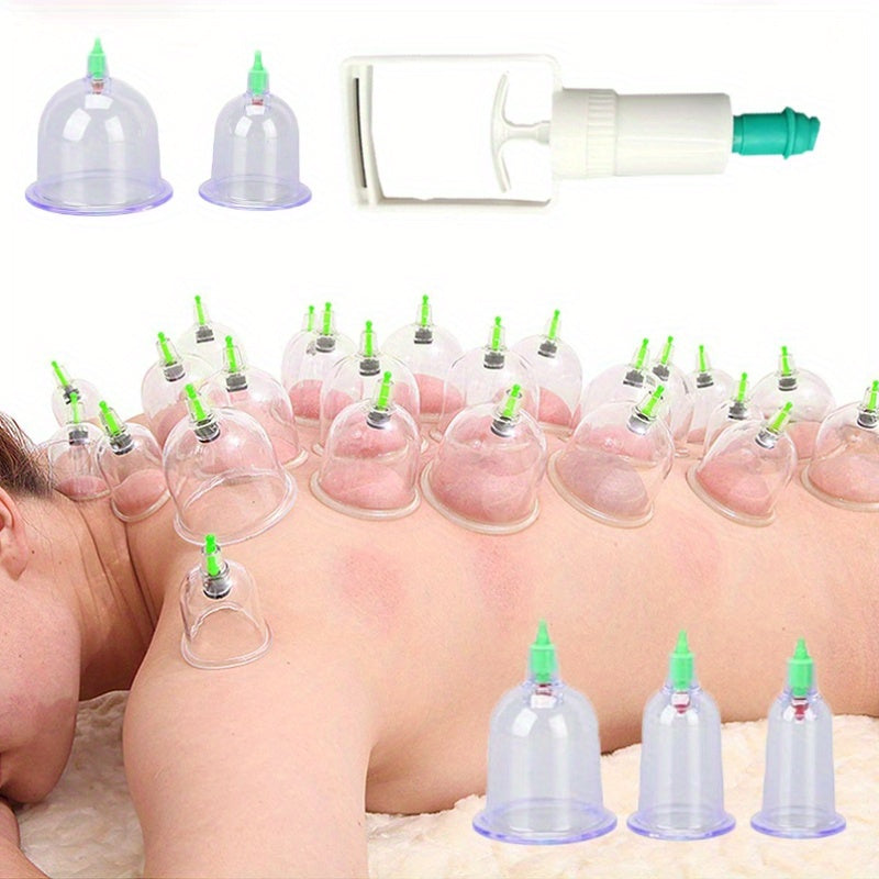 Deep Massage Therapy Back Cupping Set Battery-Free Home Use Gift