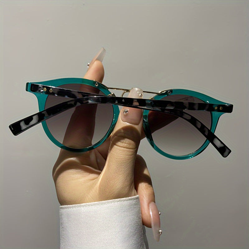 Vintage Mushuk Ko'zoynaklar ayollar va erkaklar uchun Zamonaviy Sayohat Kundalik Bayram Ko'zoynaklari