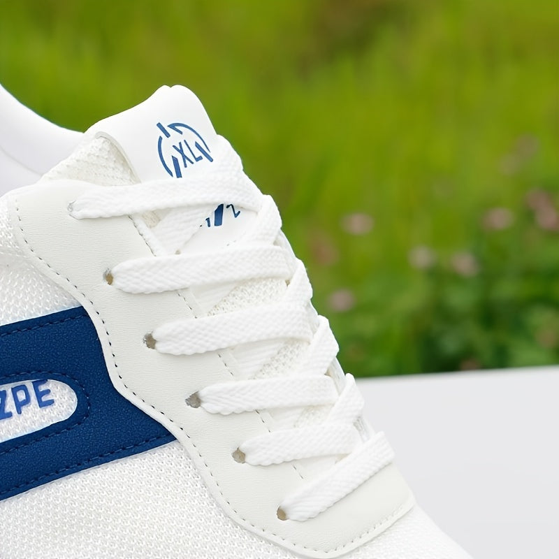 Men's Mesh Sneakers Lightweight Breathable Casual Sports All-Season Low Top Lace-Up