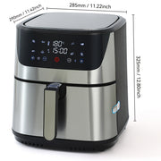 12.5L Dual Basket Air Fryer with Sync & Match Cooking 8-in-1 Smart Menu