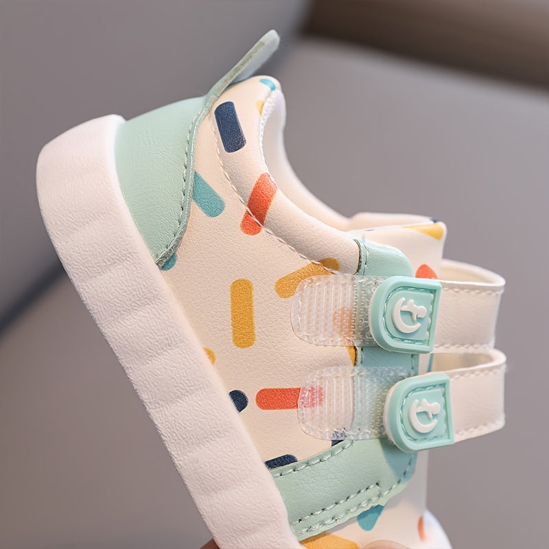 Zapatillas de lona de bebé para niños y niñas, microfibra, cuero sintético, antideslizantes, para interior y exterior, primavera y otoño