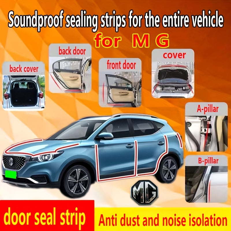 Vehicle Door Seal Strips Rubber Noise Insulation for Cars Back Front Doors