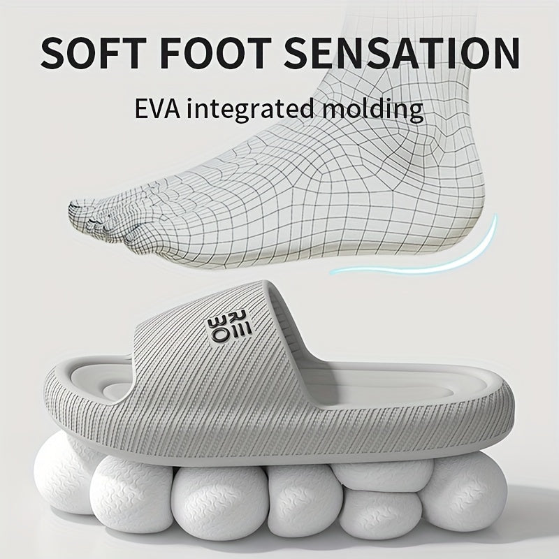 Women's EVA Slide Sandals Summer Non-Slip Thick Sole Indoor White Black