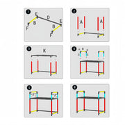 Multi-Tier Kitchen Storage Rack Organizer with Anti-Fall Armrests Microwave Oven Stand Plastic Shelving Unit