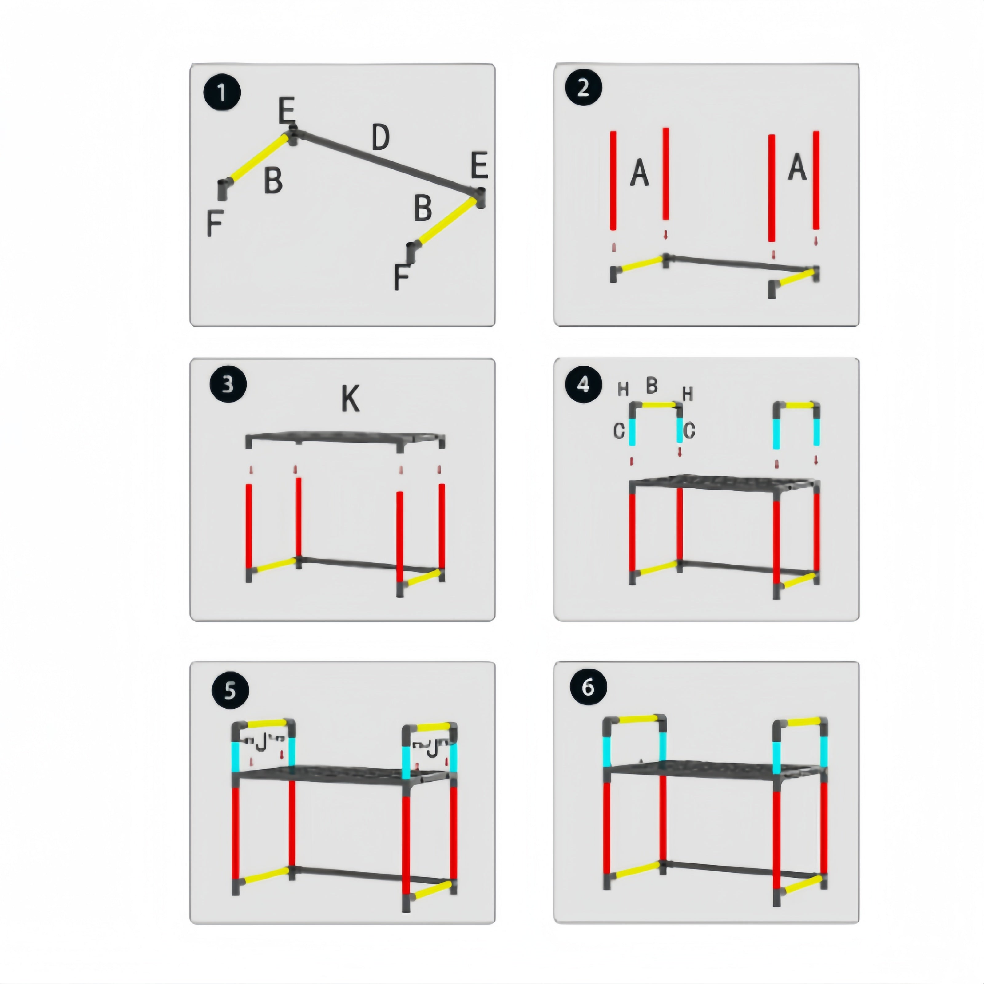 Multi-Tier Kitchen Storage Rack Organizer with Anti-Fall Armrests Microwave Oven Stand Plastic Shelving Unit