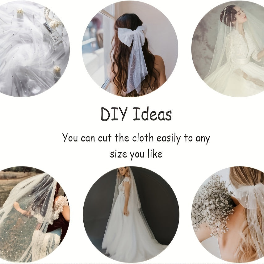 Camino de mesa de chiffon de perlas para recepción de boda y decoración de despedida de soltera