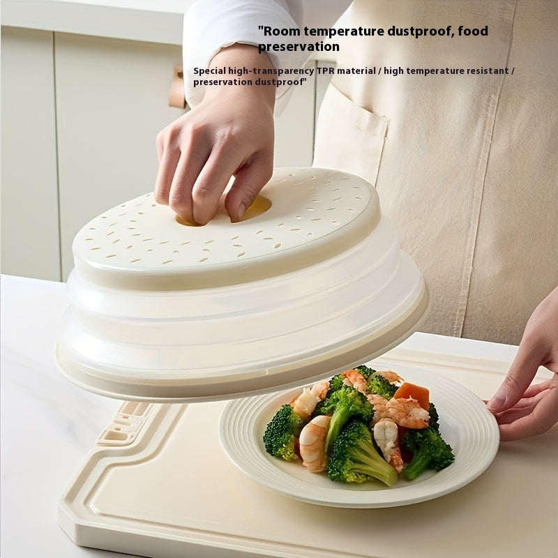 Silicone Microwave Splash Guard with Ventilation and Steam Holes Heat-Resistant Dishwasher Safe